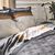 Linge de lit Tiago satin de coton imprim&eacute; (noir)