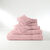 Collection serviettes de bain unies - confort moelleux 420 g/m&sup2; (rose gris&eacute;)