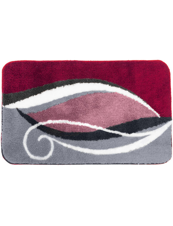 Tapis de bain fantaisie Zilla (prune)