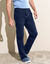 Pantalon toile ceinture élastiquée (marine)