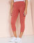 Legging 3/4, bas boutonné (terracotta)