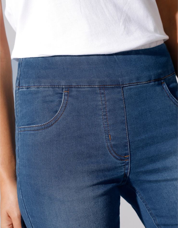 Jegging fuselé ultra stretch, maille effet jean (stone) Jegging fuselé ultra stretch, maille effet jean (stone)