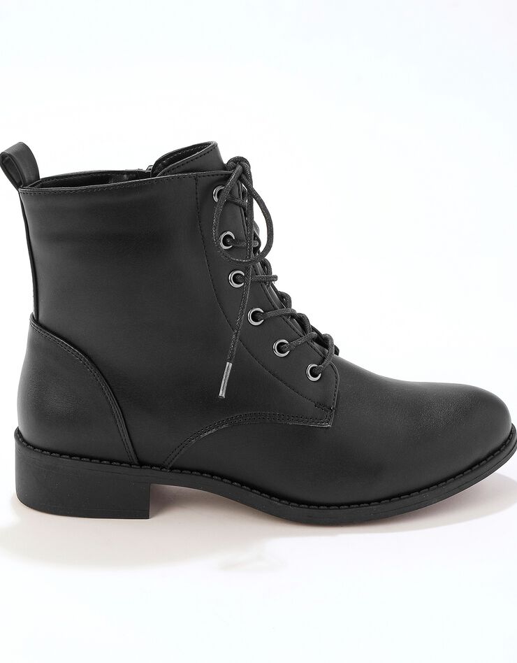 Bottines à lacets femme (noir) Bottines à lacets femme (noir)
