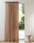Panneau voile uni finition galon fronceur (taupe)