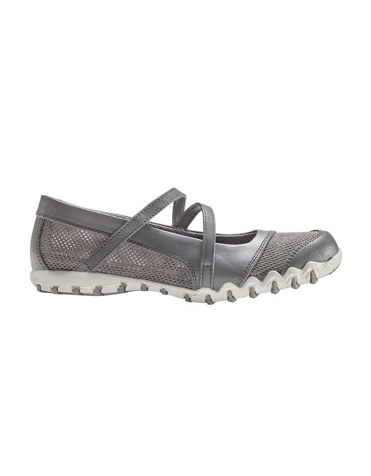 Ballerines de sport scratchées ultra-souples (gris) Ballerines de sport scratchées ultra-souples (gris)