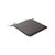 Galette de chaise unie forme carrée - lot de 2 (gris)