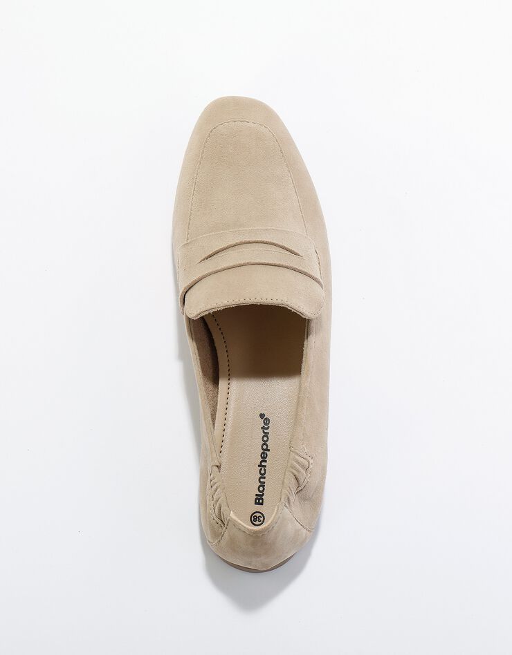 Mocassins croûte de cuir (beige) Mocassins croûte de cuir (beige)