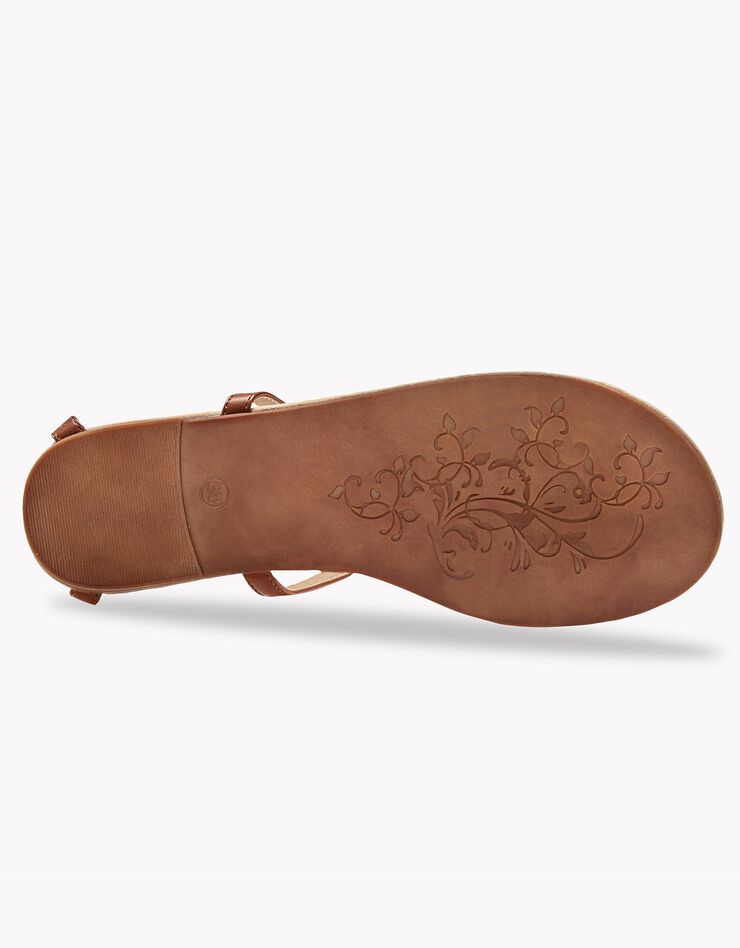 Sandales entredoigt - marron (marron) Sandales entredoigt - marron (marron)