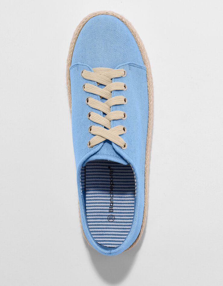 Tennis compensées semelle corde (denim) Tennis compensées semelle corde (denim)