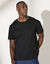 T-shirt col rond manches courtes (noir)