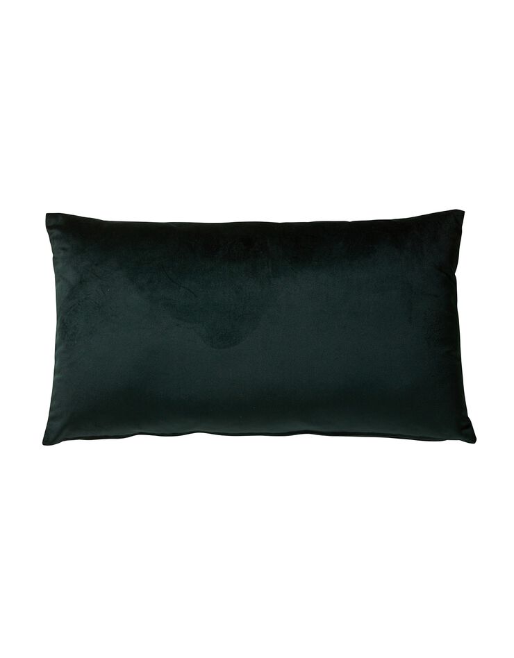 Housse coussin en velours uni - lot de 2 (vert sapin)