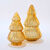 Sapin lumineux &agrave; LED, verre teint&eacute; dor&eacute; (dor&eacute;)
