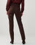 Pantalon chino stretch (chocolat)