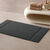 Tapis de bain &eacute;ponge liteau reli&eacute;f&eacute; confort premium (carbone)