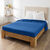 Couverture polaire mi-housse 350 g/m&sup2; (bleu jean)