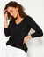 Pull col V (noir)