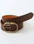 Ceinture boucle dorée (chocolat)