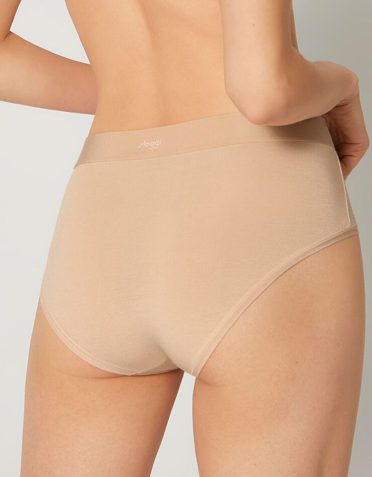Culotte maxi taille unique extensible beige Go Allround - Lot de 2 (beige) Culotte maxi taille unique extensible beige Go Allround - Lot de 2 (beige)