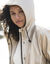 Ciré imperméable en polyester recyclé(**) (beige irisé)
