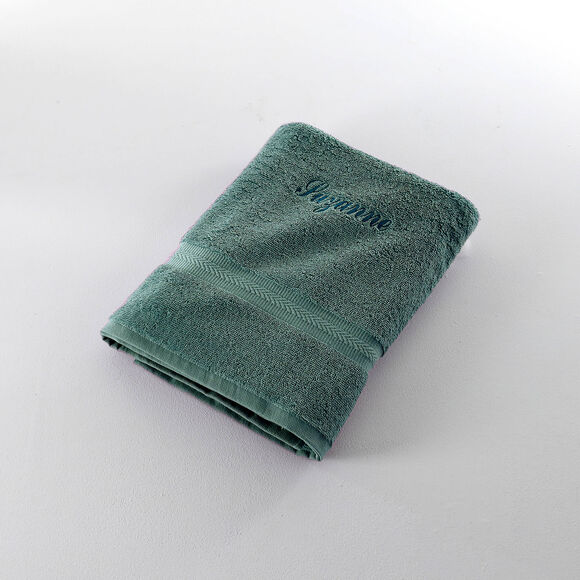 Collection serviettes de bain personnalisables confort moelleux (eucalyptus)