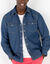Chemise pressionn&eacute;e manches longues en jean (stone)