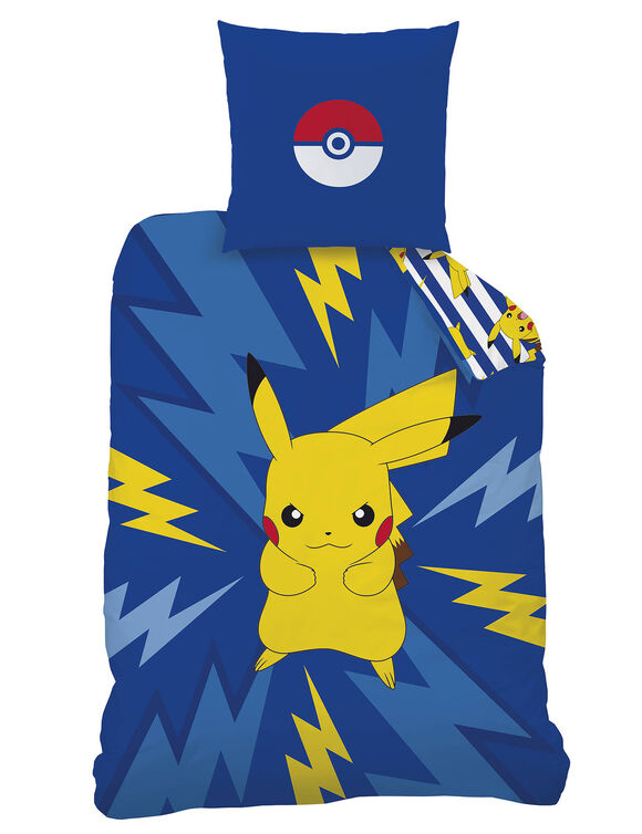 Parure de lit Pokémon® - coton (bleu)