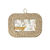 Cadre-photo horizontal en corde (naturel)