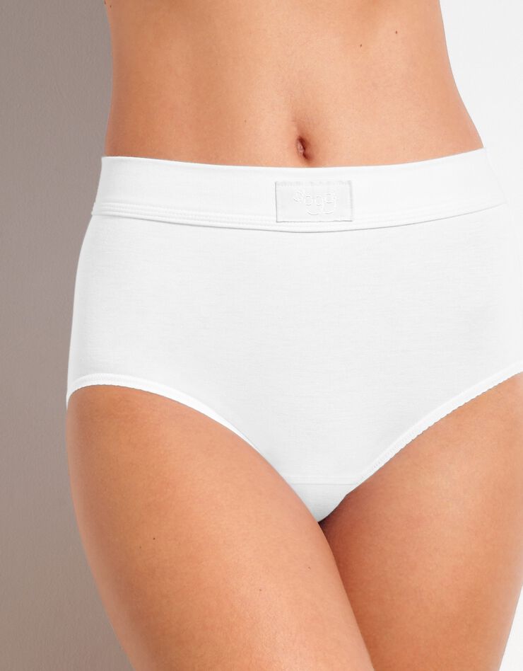 Culotte maxi double comfort - 3 + 1 GRATUIT* (blanc) Culotte maxi double comfort - 3 + 1 GRATUIT* (blanc)