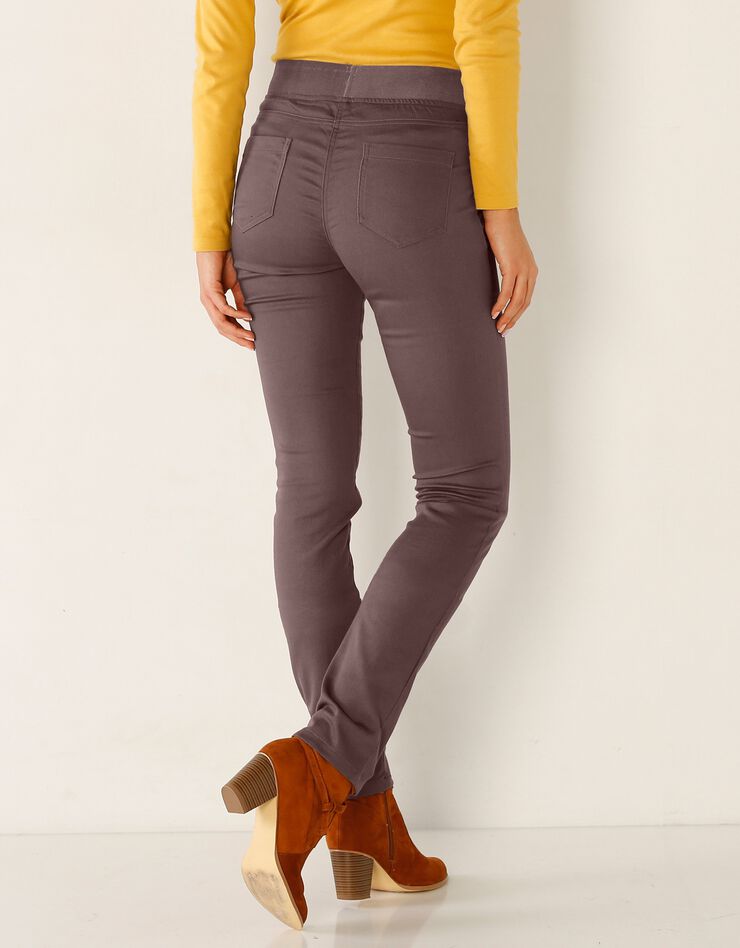 Jegging taille élastiquée ultra confort - petite stature (taupe) Jegging taille élastiquée ultra confort - petite stature (taupe)
