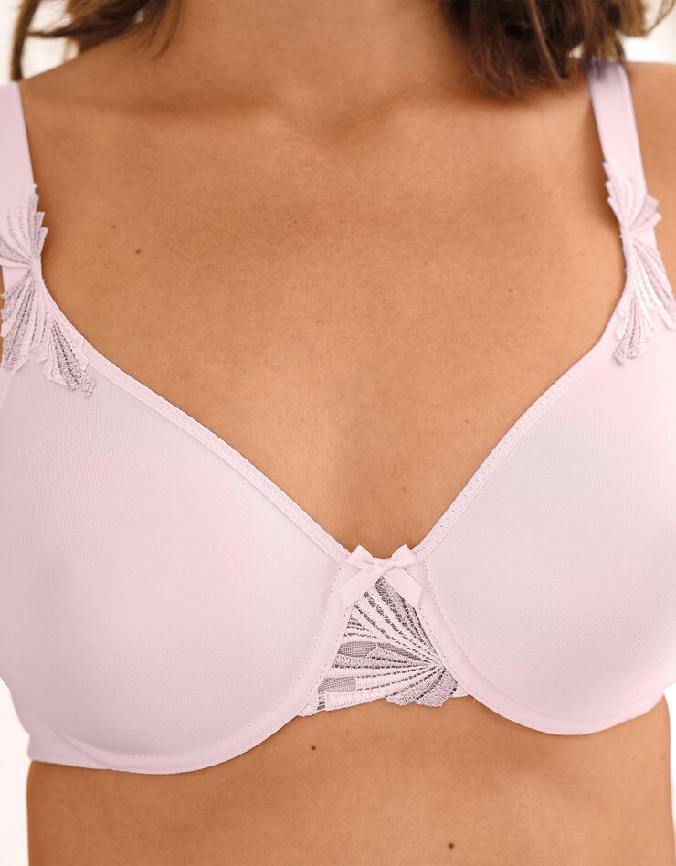 Soutien-gorge minimiseur bonnets moulés "Hedona" guipure dorée - avec armatures (poudre) Soutien-gorge minimiseur bonnets moulés "Hedona" guipure dorée - avec armatures (poudre)