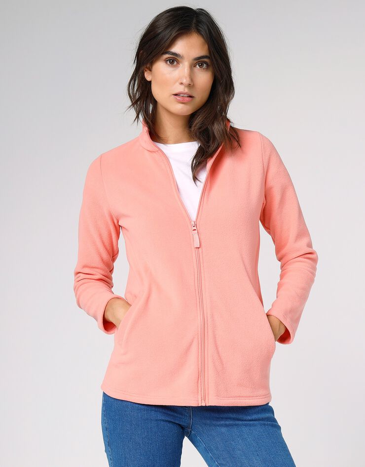 Veste polaire zippée manches longues (pêche)