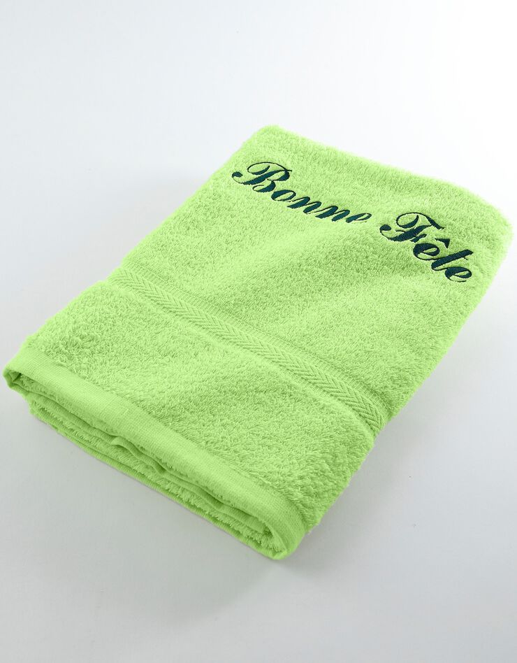 Serviette éponge personnalisable confort moelleux (anis) Serviette éponge personnalisable confort moelleux (anis)