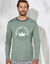 T-shirt pyjama imprimé manches longues (vert)