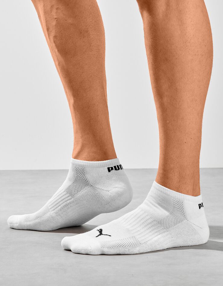 Socquettes matelassées sneaker - lot de 3 paires (blanc) Socquettes matelassées sneaker - lot de 3 paires (blanc)