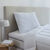 Oreiller microfibre confort moelleux (blanc)