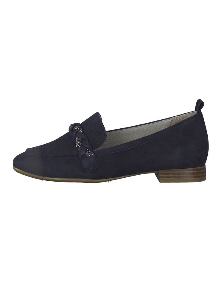 Mocassins dessus cuir - largeur confort (marine) Mocassins dessus cuir - largeur confort (marine)