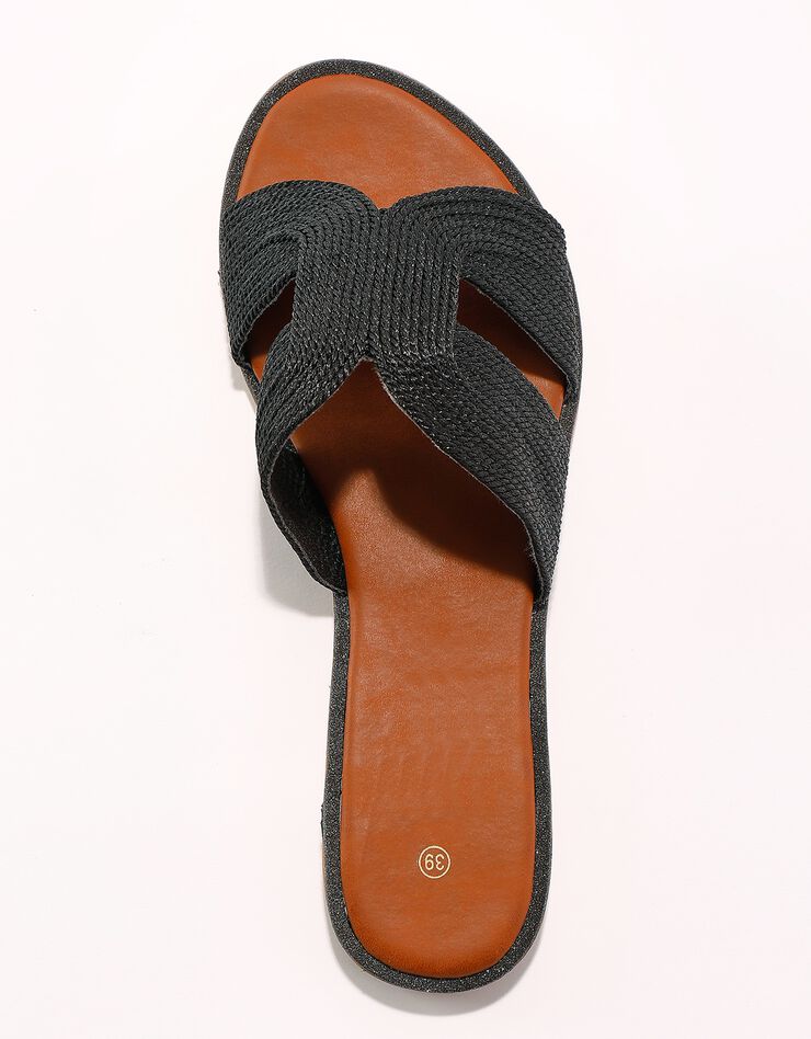 Mules plates (noir) Mules plates (noir)