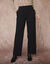 Pantalon fluide effet pont (noir)