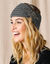 Headband en maille avec bijou (gris)