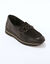 Mocassins cuir grande largeur (noir) Mocassins cuir grande largeur (noir)