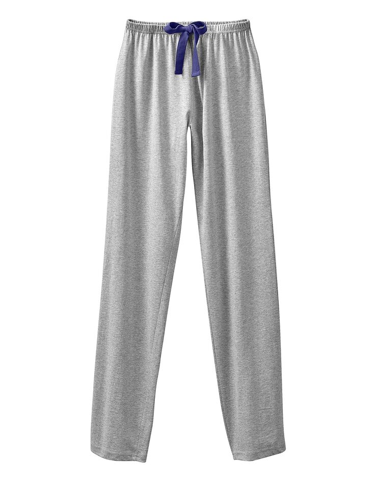 Pantalon de pyjama uni Estrella - coton (gris chiné) Pantalon de pyjama uni Estrella - coton (gris chiné)