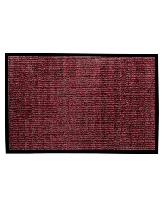 Tapis uni anti-poussière (rouge)