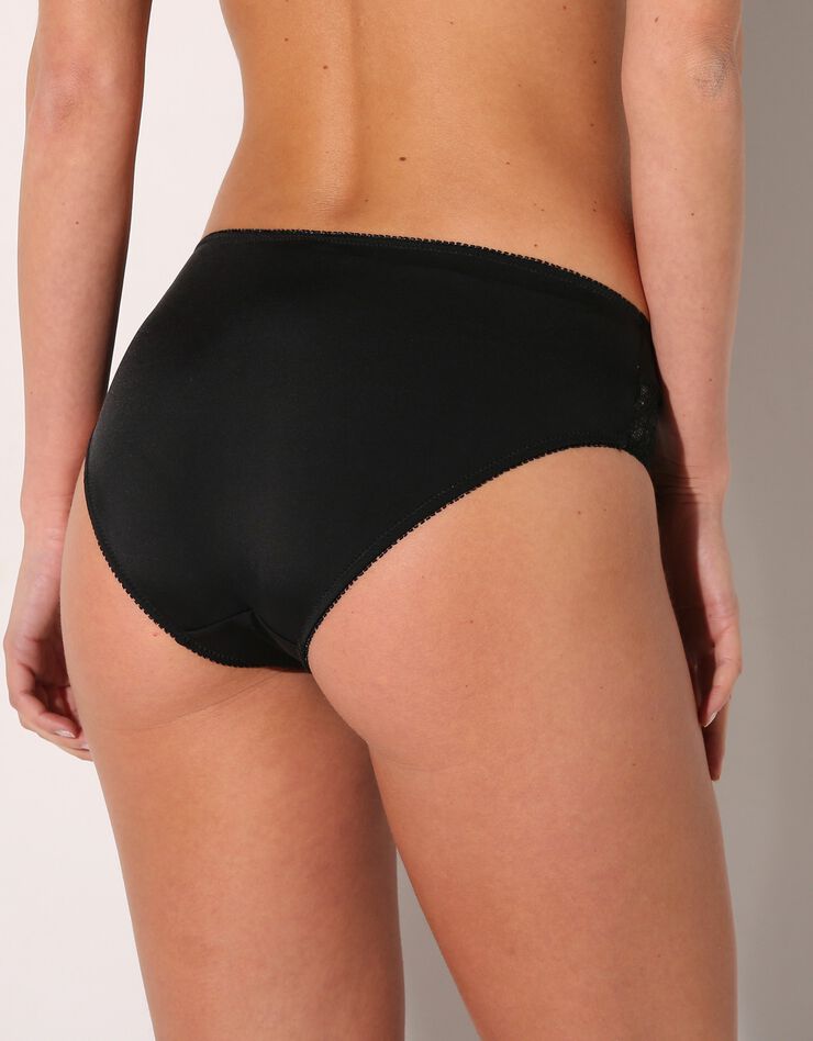 Culotte microfibre et dentelle Morella - lot de 2 (noir) Culotte microfibre et dentelle Morella - lot de 2 (noir)