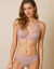 Soutien-gorge forme minimiseur en microfibre et tulle Paia, avec armatures (rose grisé)