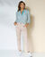 Pantalon chino stretch (beige)