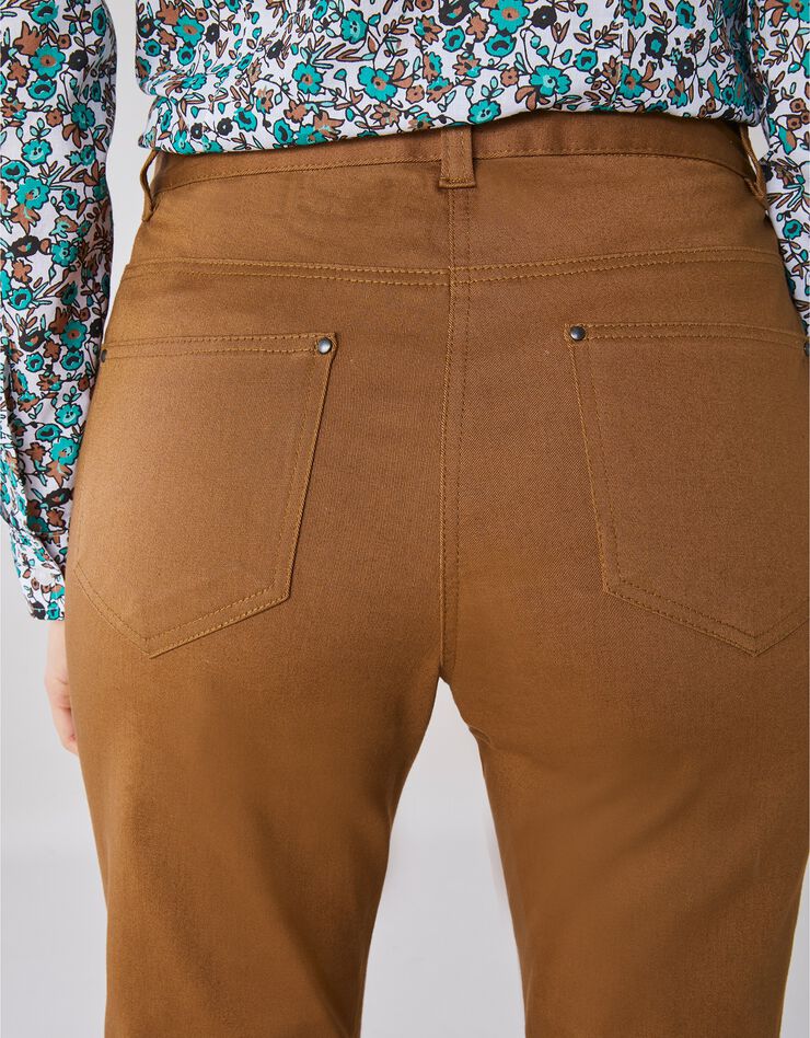 Pantalon bootcut 5 poches (noisette) Pantalon bootcut 5 poches (noisette)