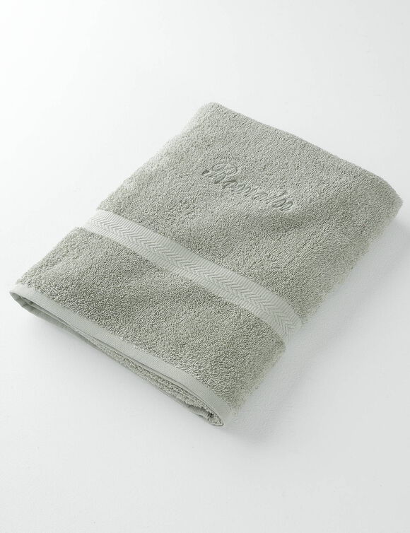 Collection serviettes de bain personnalis&eacute;es - confort moelleux 420 g/m&sup2; (tilleul)