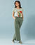 Pantalon coupe large, Spécial Petites (vert tilleul)