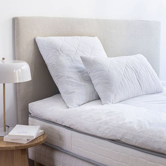 Oreiller sp&eacute;cial cervicales confort ferme (blanc)