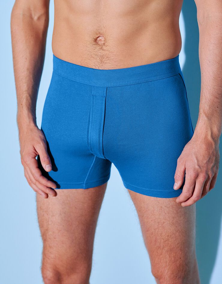 Boxer ouvert - lot de 3 (bleu) Boxer ouvert - lot de 3 (bleu)